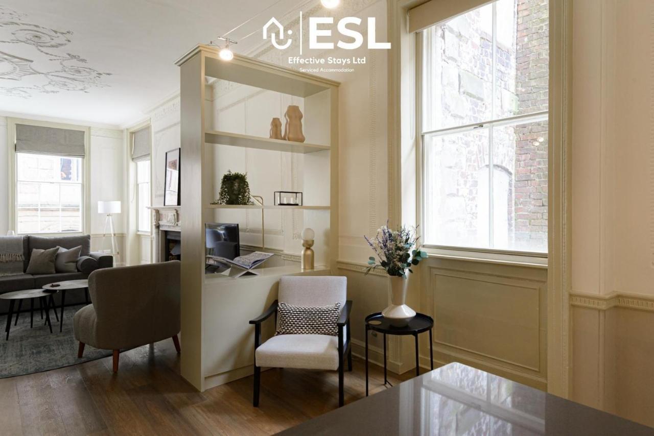 Most Central Luxury Grade 2 Listed Apartment Overlooking Shrewsbury Square - Free Parking Eksteriør bilde