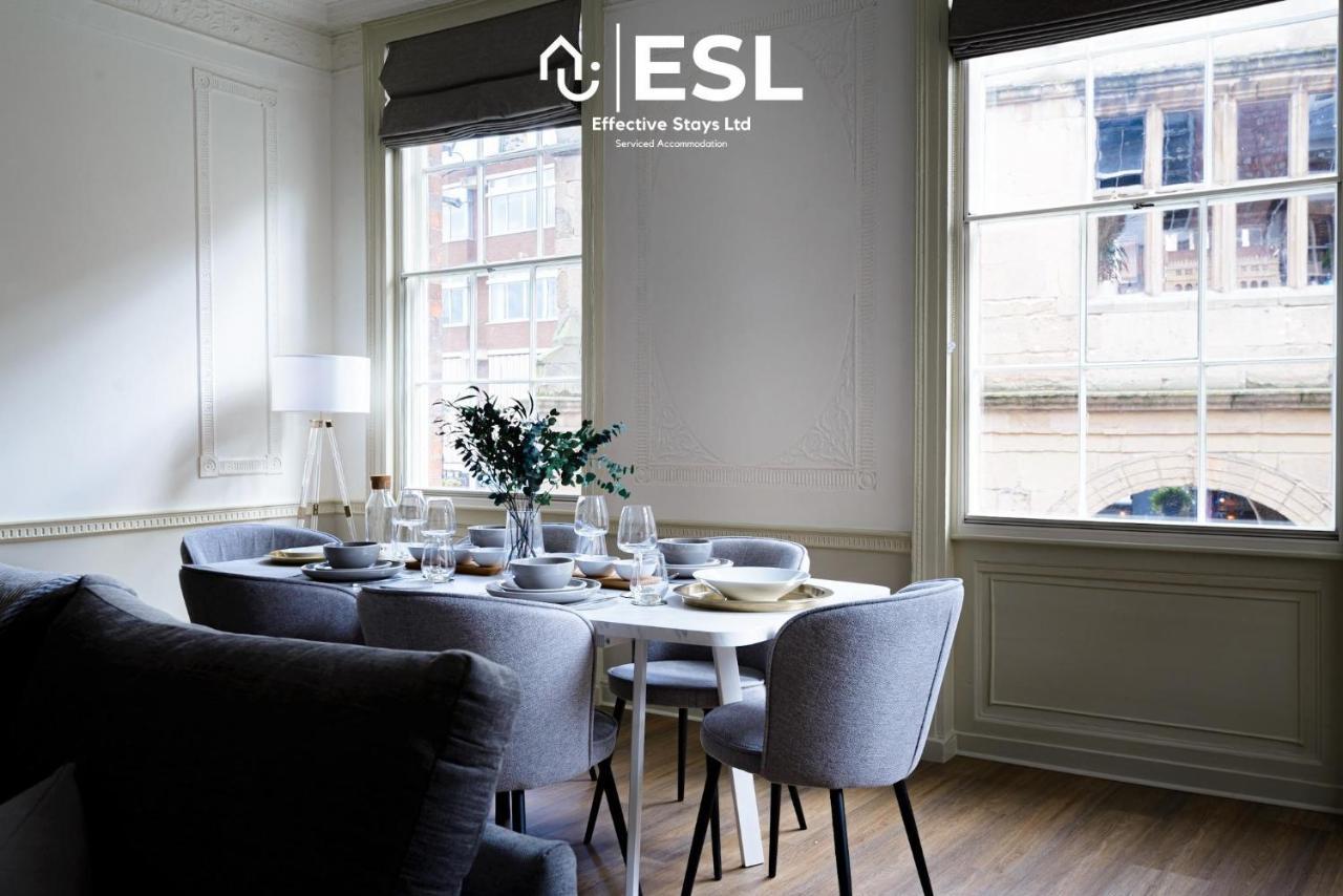 Most Central Luxury Grade 2 Listed Apartment Overlooking Shrewsbury Square - Free Parking Eksteriør bilde