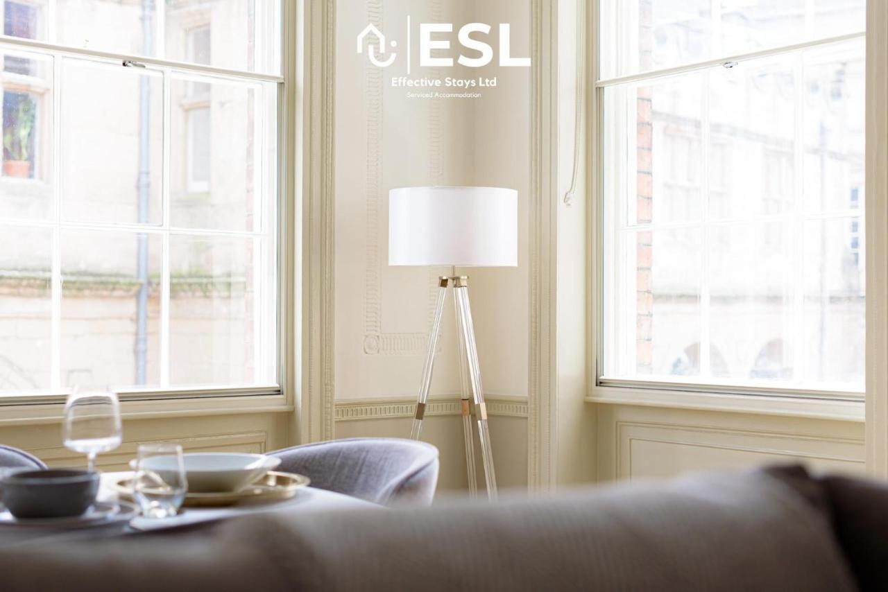 Most Central Luxury Grade 2 Listed Apartment Overlooking Shrewsbury Square - Free Parking Eksteriør bilde