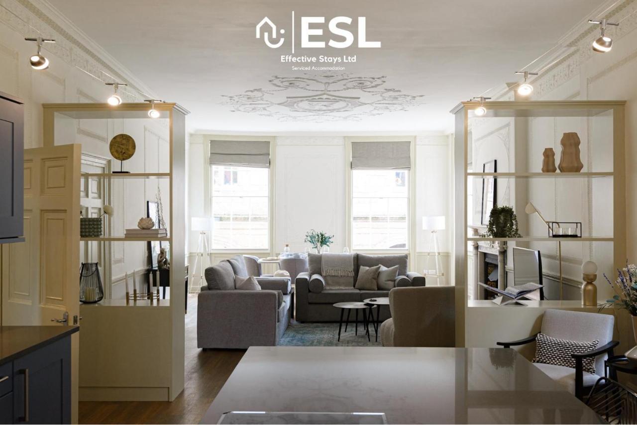 Most Central Luxury Grade 2 Listed Apartment Overlooking Shrewsbury Square - Free Parking Eksteriør bilde