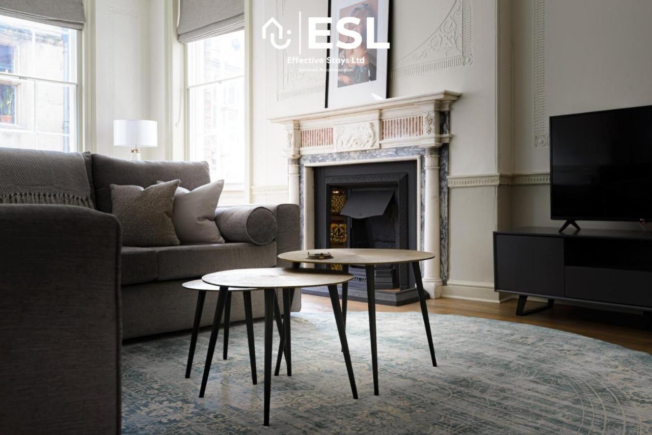 Most Central Luxury Grade 2 Listed Apartment Overlooking Shrewsbury Square - Free Parking Eksteriør bilde